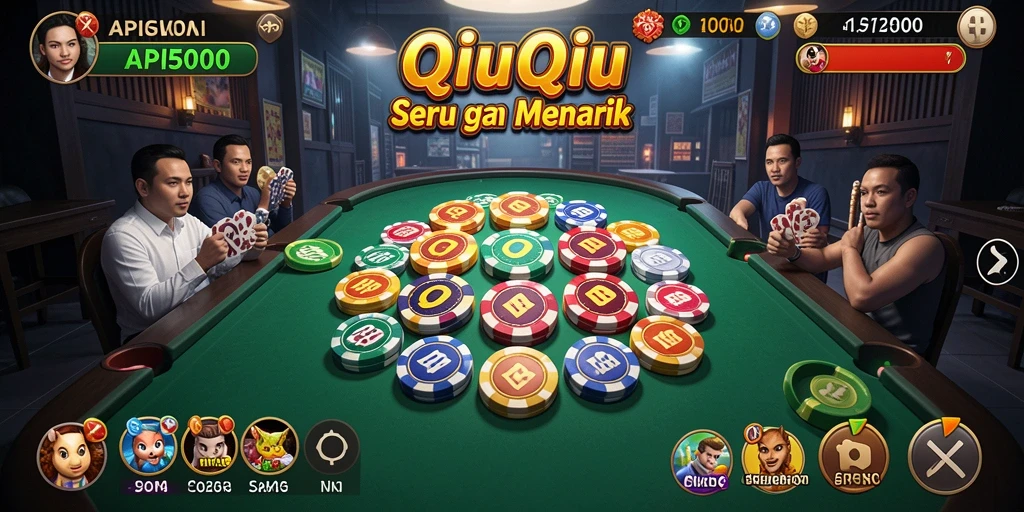 Tampilan gameplay seru dari API5000 dengan suasana QiuQiu.