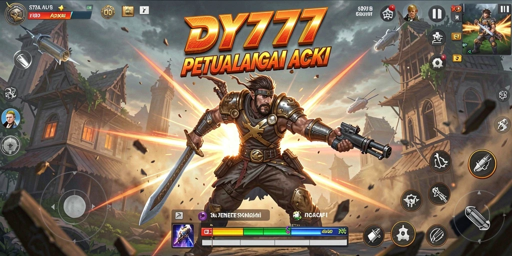 Tampilan gameplay yang intens dan menegangkan di DY777.