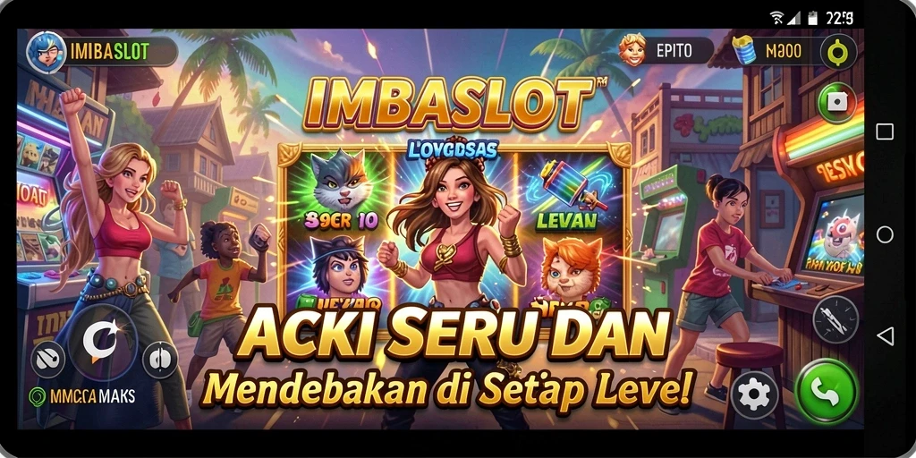 Tampilan menarik dari gameplay menegangkan IMBASLOT.