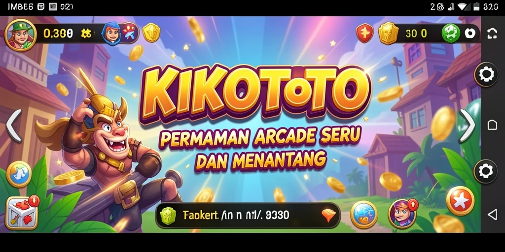 Tampilan gameplay menegangkan KIKOTOTO yang penuh aksi.