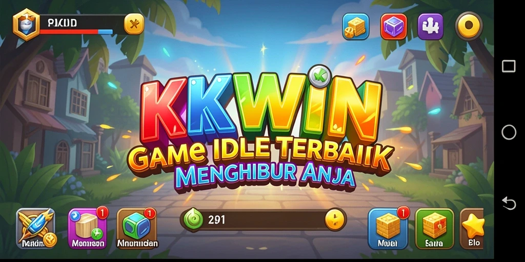 Tampilan gameplay KKWIN yang menarik dan menenangkan.