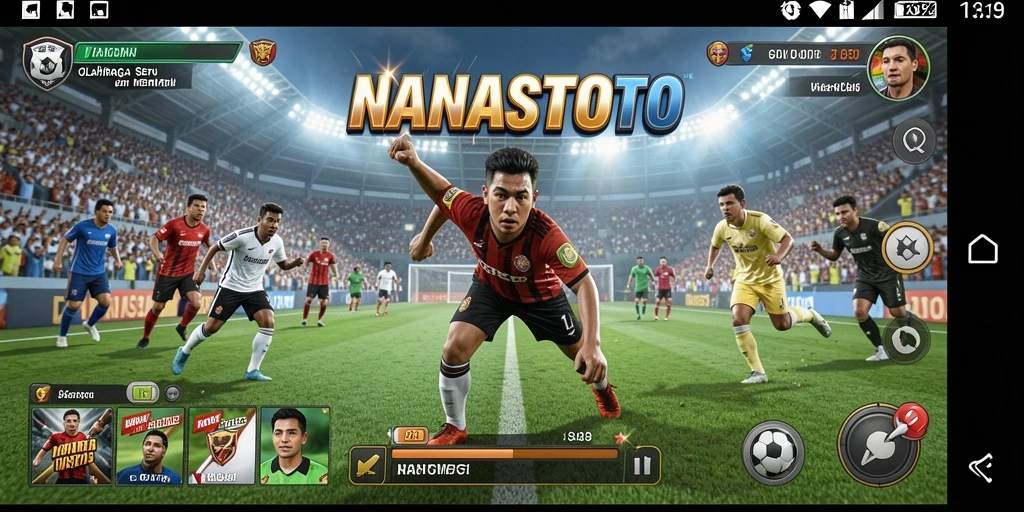 Tangkapan layar NANASTOTO menampilkan aksi olahraga yang mendebarkan.