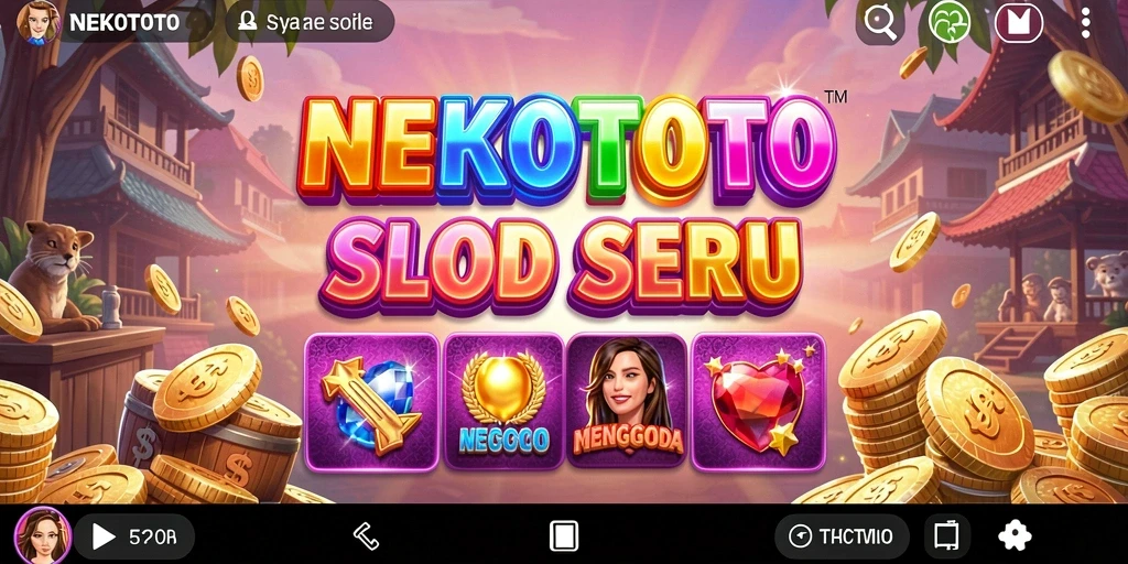 Screenshot gameplay NEKOTOTO yang menampilkan keseruan permainan Slot.