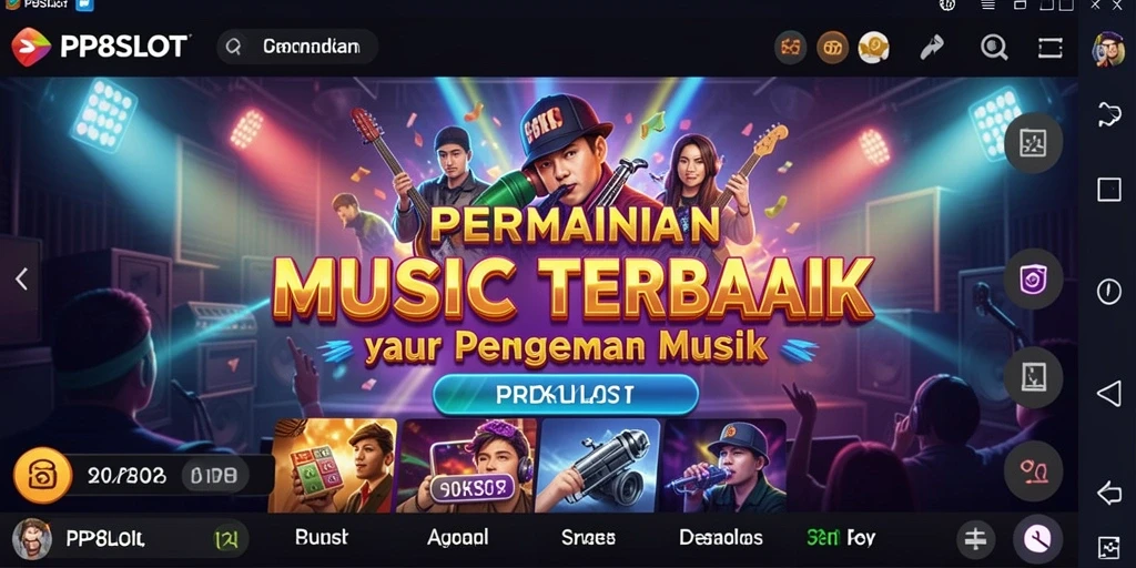Tampilan gameplay PP8SLOT yang penuh warna dan dinamis.
