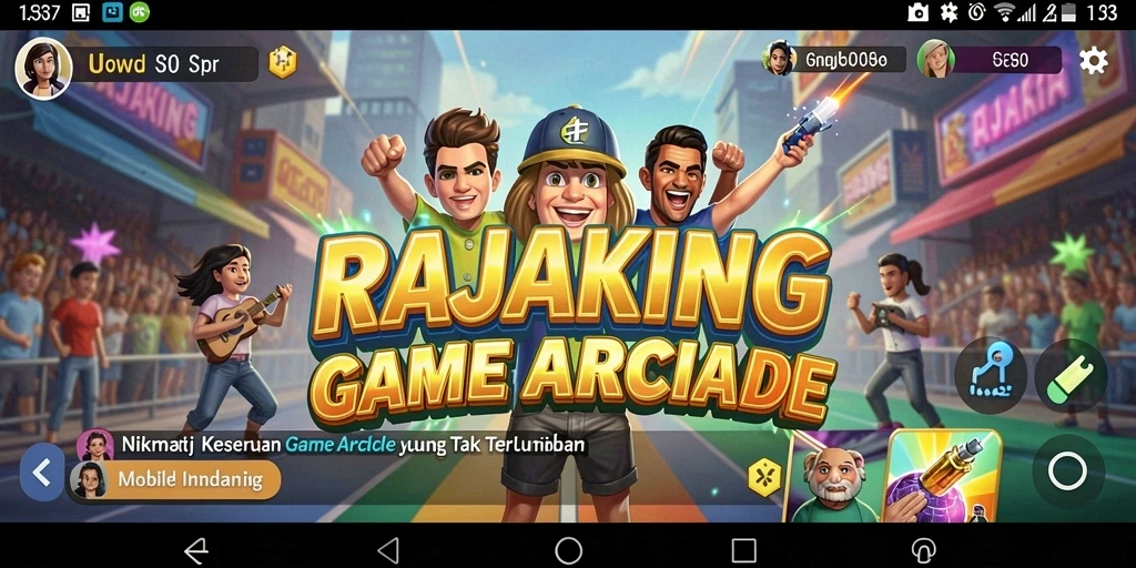 Tampilan gameplay seru dan menantang di RAJAKING.