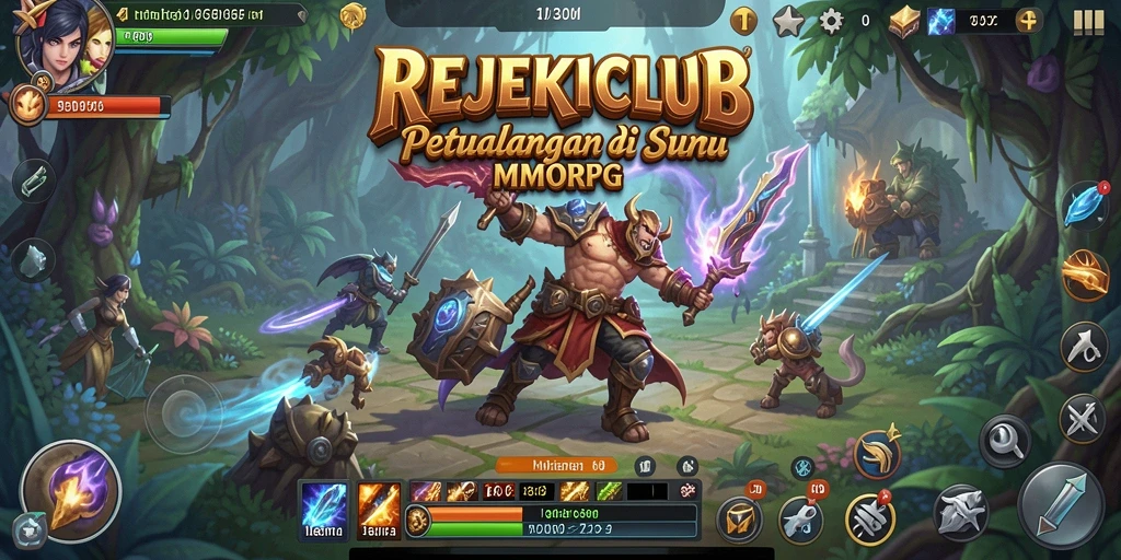 Gambaran gameplay seru di REJEKICLUB, penuh tantangan dan petualangan.