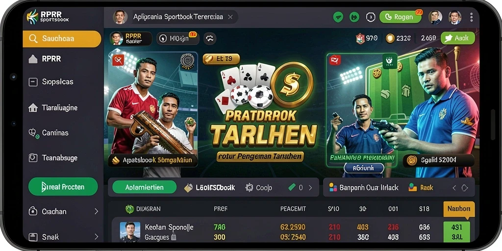 Tampilan utama RPRR dengan navigasi yang mudah dan informasi terbaru.