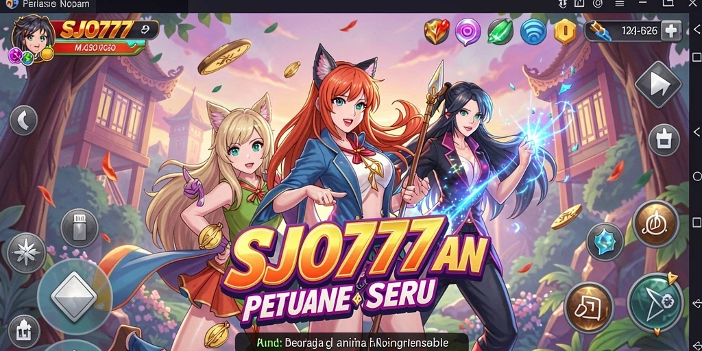 Tampilan gameplay SJO777 yang memukau dan interaksi karakter.