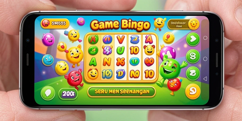 Tampilan seru gameplay Bingo di SM605 dengan interaksi pemain.