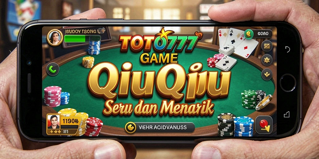 Screenshot utama TOTO777 menampilkan gameplay seru QiuQiu.